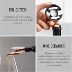 Electric Wine Set for Opening, Serving, and Preserving