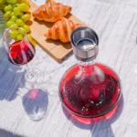 Elegant Hand Blown Wine Decanter with Aerator