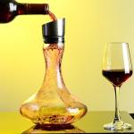 Elegant Hand Blown Wine Decanter with Aerator