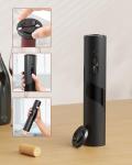 Electric Wine Opener Set with Accessories - Black