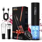 Electric Wine Opener Set with Accessories
