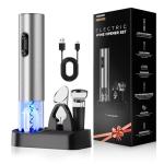 BABONIR 6-in-1 Electric Wine Opener Gift Set