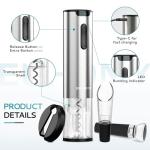 Electric Wine Opener Set with Aerator and Cutter