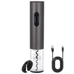 Rechargeable Electric Wine Opener with Foil Cutter