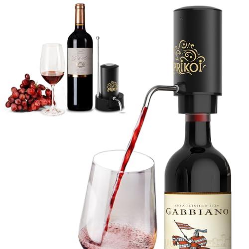 Prikoi Rechargeable Electric Wine Aerator & Dispenser