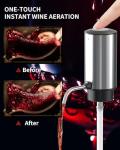 Electric Wine Opener Set with Accessories, Silver
