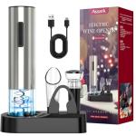 Cordless Electric Wine Opener Gift Set