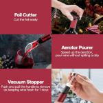 Cordless Electric Wine Opener Gift Set