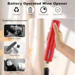 COKUNST Cordless Electric Wine Opener Set