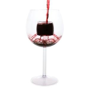 Cork Genius Stemmed Wine Glass with Aerator