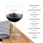 Cork Genius Stemmed Wine Glass with Aerator