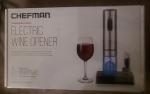 Chefman Electric Wine Opener - Stainless Steel Rechargeable