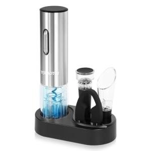 Electric Wine Opener Gift Set with Accessories