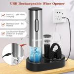 Electric Wine Opener Gift Set with Accessories