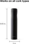 Cordless Electric Corkscrew Wine Opener - Black