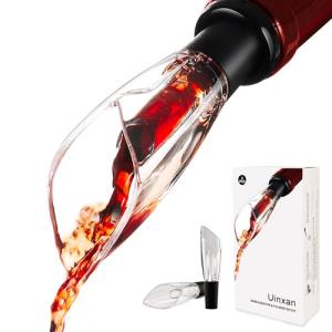 Uinxan 2-Pack Wine Aerator & Pourer Set