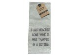Funny Wine-Themed Kitchen Towels Gift Set