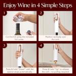 Electric Wine Opener with Foil Cutter & Stand
