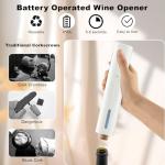 COKUNST Cordless Electric Wine Opener Set