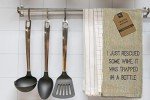 Funny Wine-Themed Kitchen Towels Gift Set