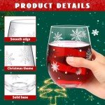 Silver-Plated Winter Wine Glasses - Set of 4