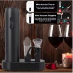 5-in-1 Electric Wine Opener with Accessories