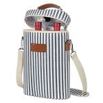Tirrinia Insulated 2-Bottle Wine Tote Bag