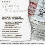 Funny Wine-Themed Kitchen Towels Gift Set