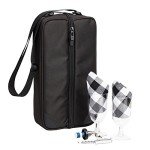 ALLCAMP Wine Cooler Bag with Chill Compartment & Dishes