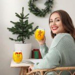 Fun Holiday Wine Glass Set for Parties