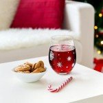 Silver-Plated Winter Wine Glasses - Set of 4