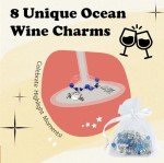 Charming Wine Gift Basket for Women - 8 Items