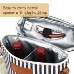 Tirrinia Insulated 2-Bottle Wine Tote Bag