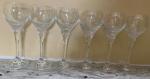 6 Pasodoble Cordial Glasses with Frosted Petals