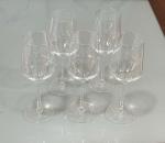 Set of 5 Large Clear Wine Glasses