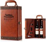 Wine Gift Set with 4 Portable Accessories