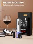 Rechargeable Electric Wine Opener Set with Foil Cutter