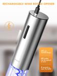 Rechargeable Electric Wine Opener Set with Foil Cutter