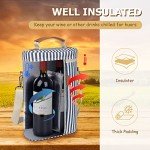 Tirrinia Insulated 2-Bottle Wine Tote Bag