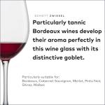 Set of 6 Bordeaux Red Wine Glasses