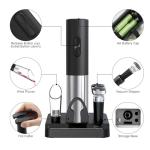 COKUNST Electric Wine Opener Set with Accessories