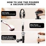 COKUNST Electric Wine Opener Set with Accessories
