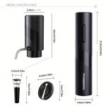 Automatic Electric Wine Opener with Foil Cutter