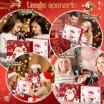 Christmas Wine Gift Set with Stainless Steel Glasses