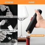 Electric Wine Opener Set with Accessories, Black