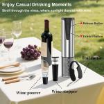 Electric Wine Opener with Foil Cutter and Pourer