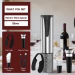 Electric Wine Opener with Foil Cutter and Pourer