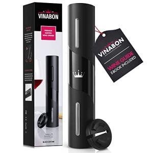 VINABON Electric Wine Opener with Foil Cutter