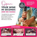 VINABON Electric Wine Opener with Foil Cutter