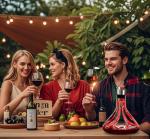 Crystal Clear Wine Decanter with Aerator